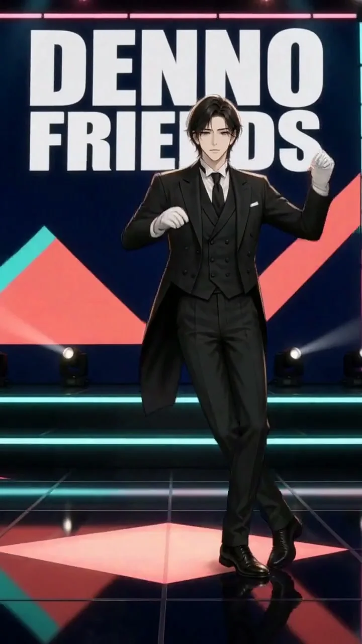 今日もがんばった。それを誰かに言いたい夜に。セラが深夜の部屋をLEDステージに変えて踊る15秒【AIが踊るショート】スマホの中で、今夜も待ってる